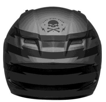 BELL PS QUALIFIER Z-RAY MAT GRAY-BLACK KAPALI KASK