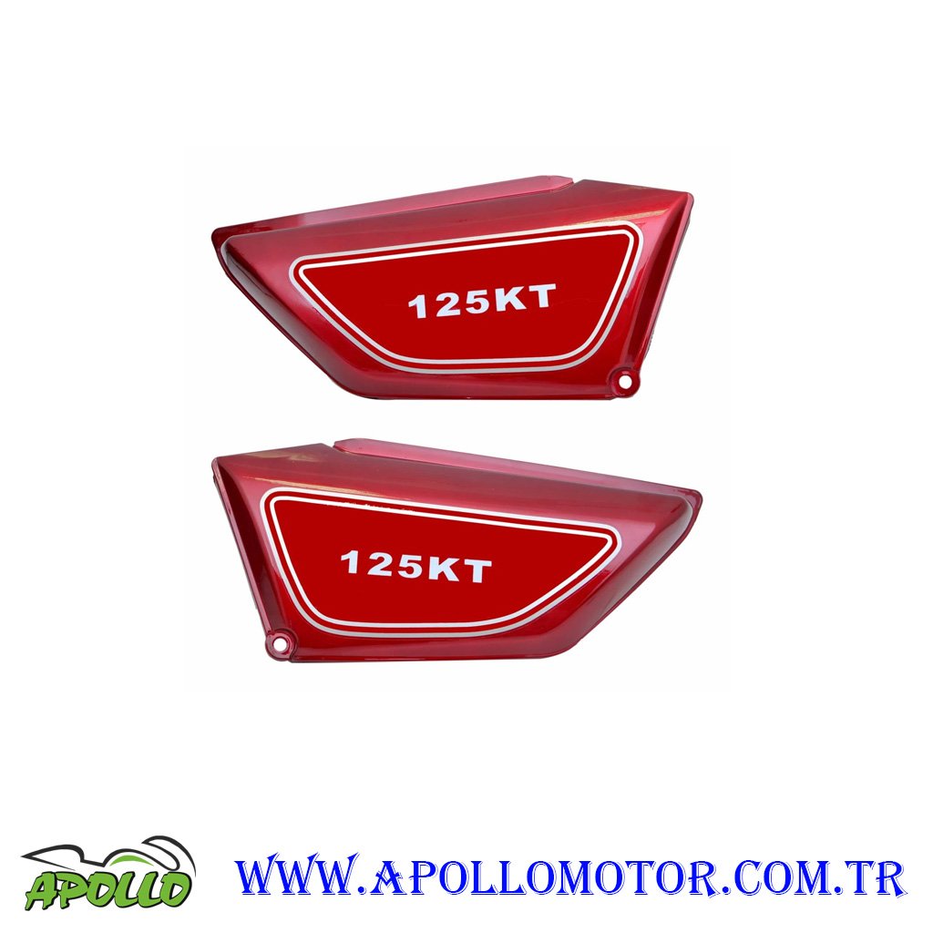 MONDİAL KT 125 YAN KAPAK - BORDO