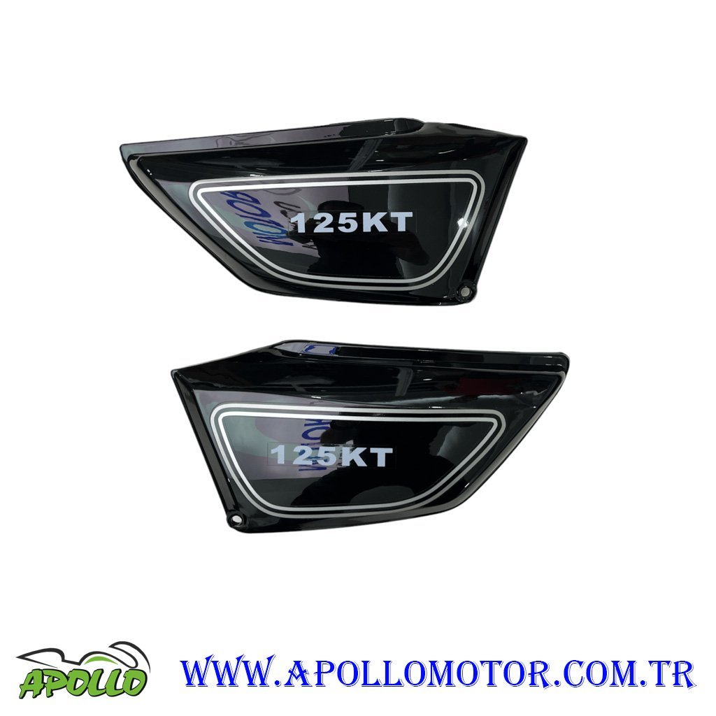 MONDİAL KT 125 YAN KAPAK - SİYAH