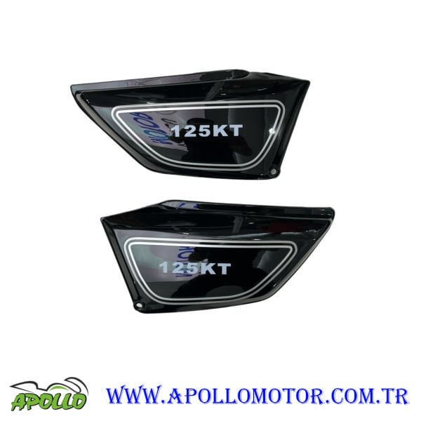 MONDİAL KT 125 YAN KAPAK - SİYAH