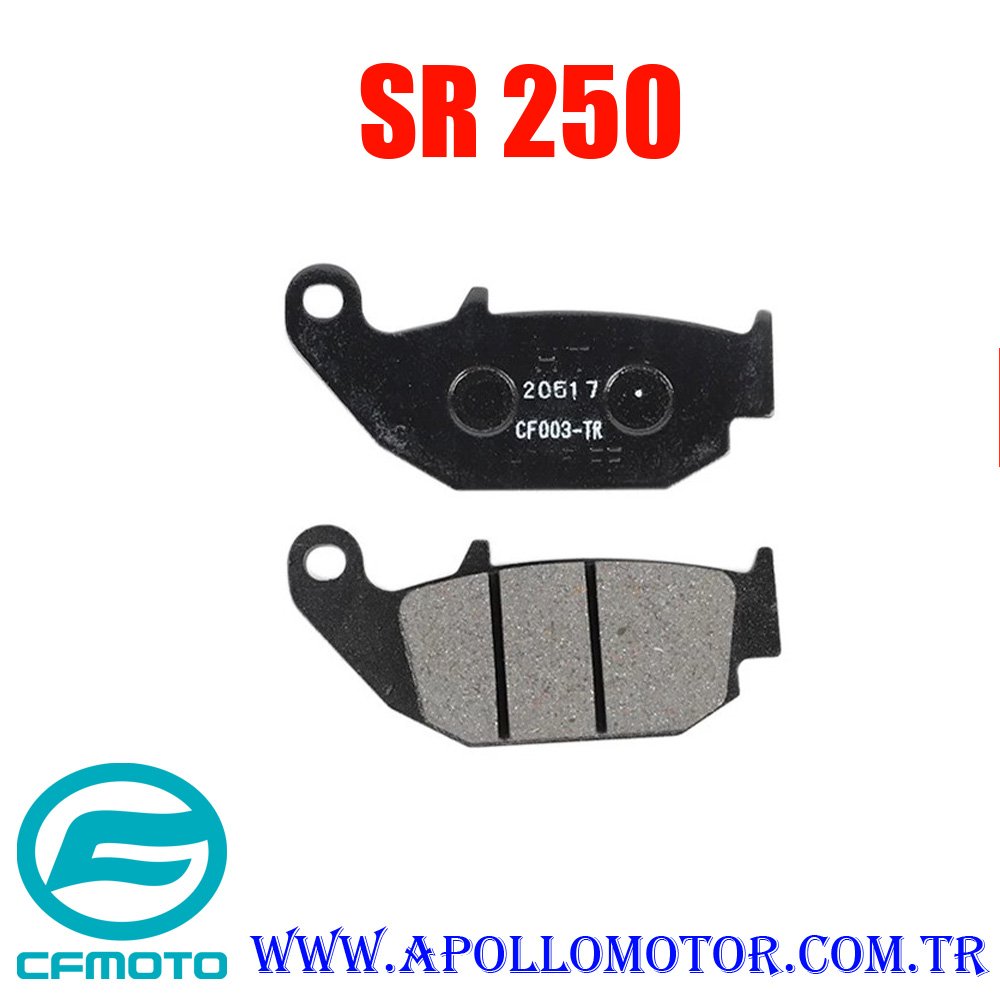 ARKA FREN DISK BALATASI (ABS) CF MOTO 250 SR ORJ.