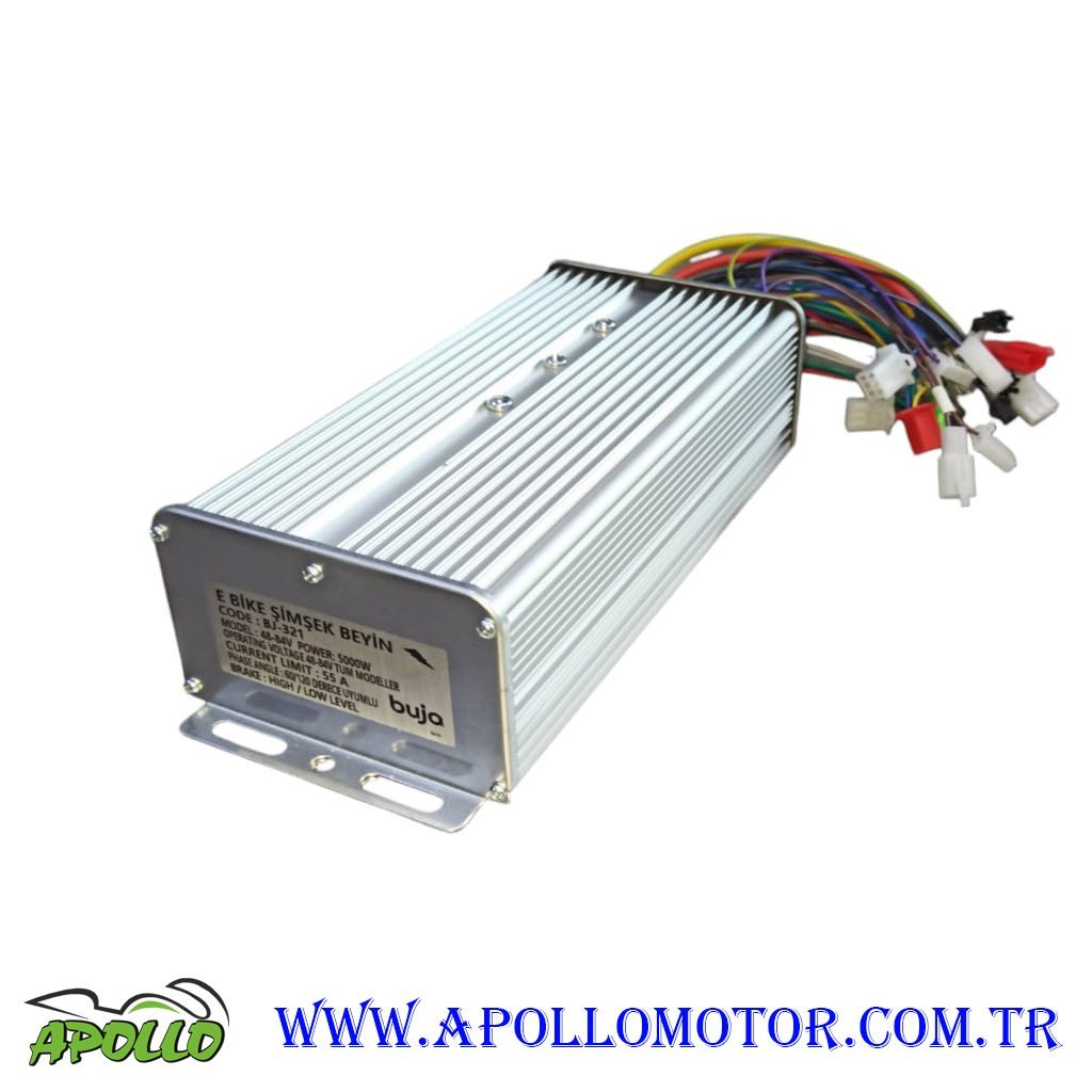BUJA E-BİKE 3 TEKERLEKLİ AKILLI BEYİN 55 AMPER ŞİMŞEK BEYİN 5000 WATT