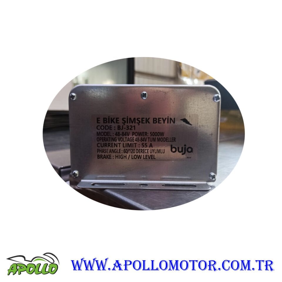 BUJA E-BİKE 3 TEKERLEKLİ AKILLI BEYİN 55 AMPER ŞİMŞEK BEYİN 5000 WATT