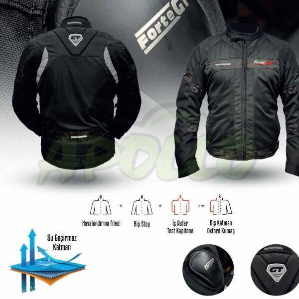 FORTE GT 2001079 SKYLAND 4 MEVSİMLİK MOTOSİKLET MONT