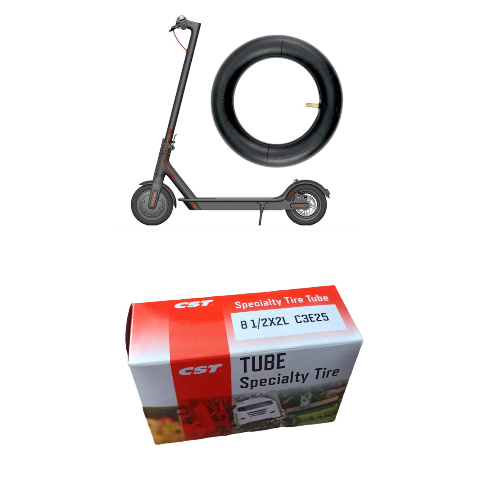 8.5 inch CST Elektrikli Scooter İç Lastik Şambrel 8 1/2 X 2 DÜZ SİBOP