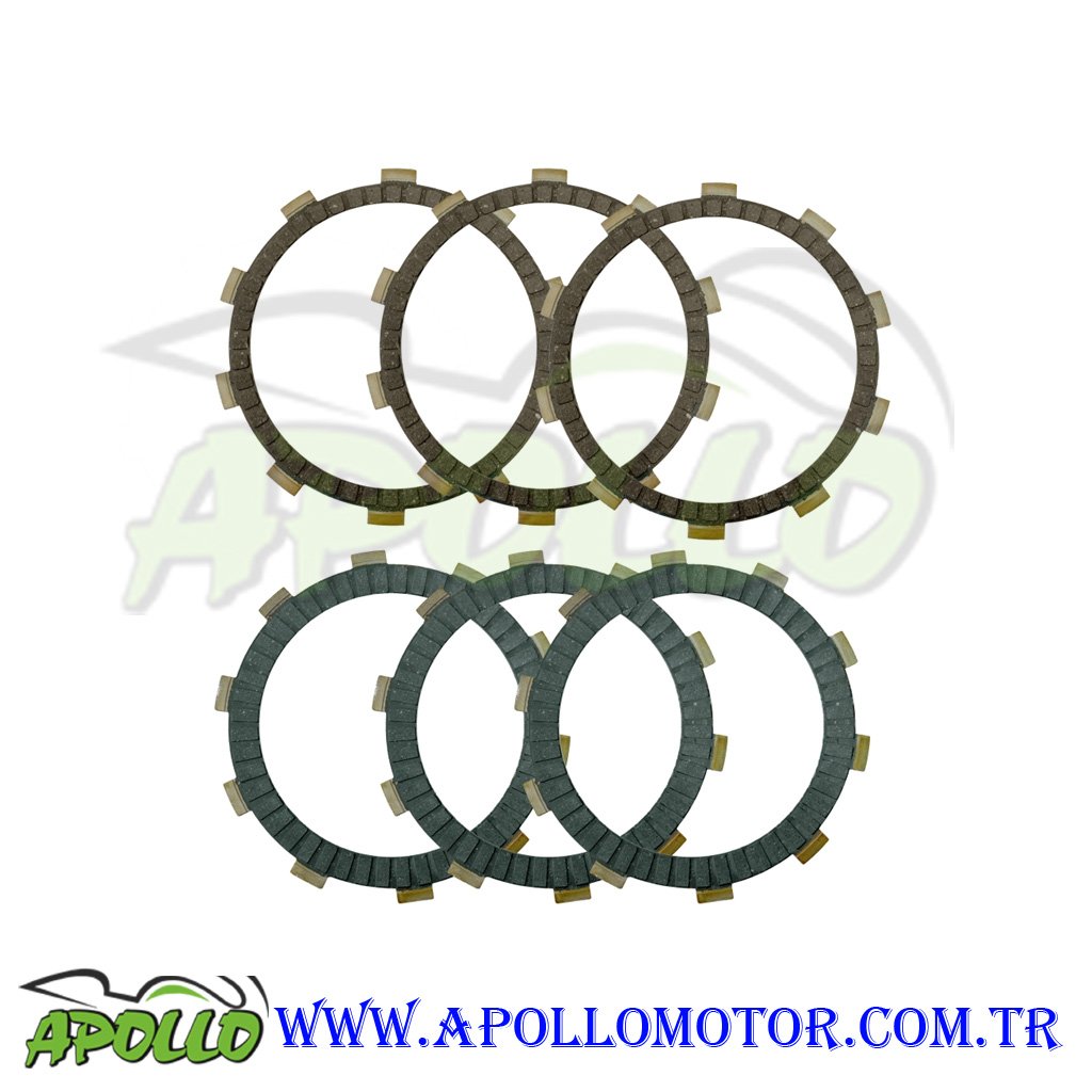 CF MOTO SR 250 / 450 DEBRİYAJ BALATA SETİ 3 İNCE + 3 KALIN