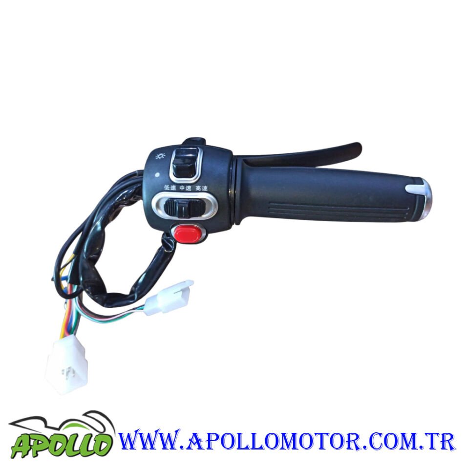 E-BİKE KASALI KUMANDA PANELİ SETİ ELCİK YENİ MODEL NIKEL