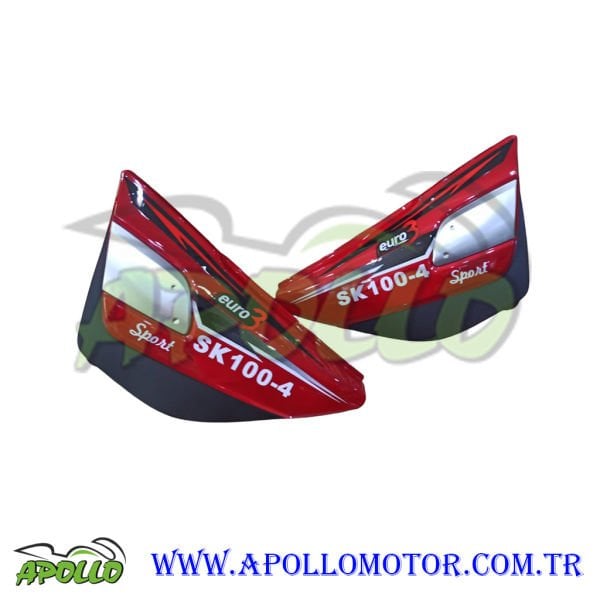 SK 100 SPORT FALCON BENZİN DEPO YAN KAPAĞI - KIRMIZI