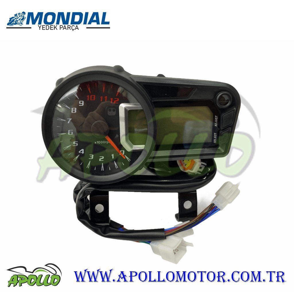 GÖSTERGE PANELI KOMPLE MONDİAL DRİFT L - KDL 125 - KD-F OEM KALİTELİ