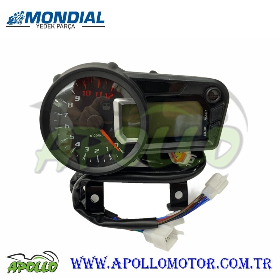 GÖSTERGE PANELI KOMPLE MONDİAL DRİFT L - KDL 125 - KD-F OEM KALİTELİ