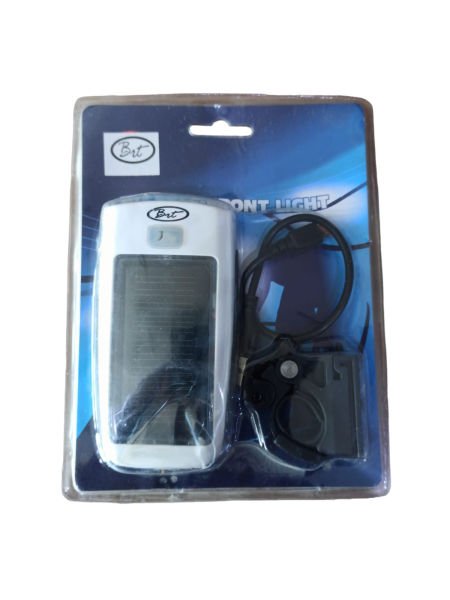 ÖN FAR 4 LED Lİ - USB GİRİŞLİ - GÜNEŞ ENERJİLİ [ŞARJ EDİLEBİLİR PİL DAHİL] JY-377