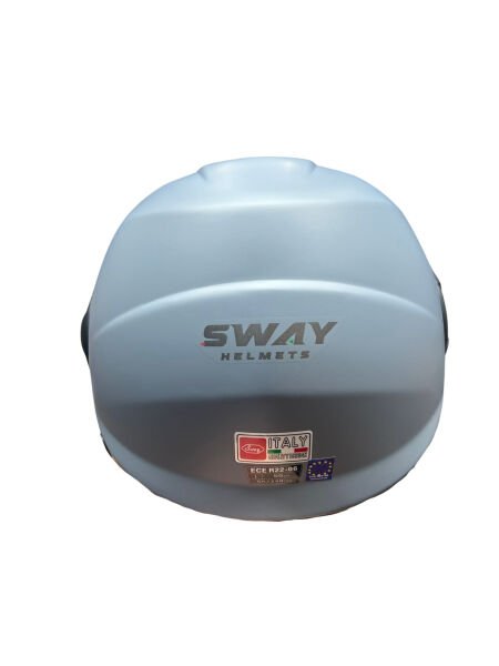 Sway 737 Camlı Güneş Gözlüklü YARIM KASK MATT GRİ