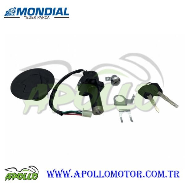 KONTAK VE KİLİT SETİ MONDIAL DRİFT L 125 - KD-F ORİJİNAL