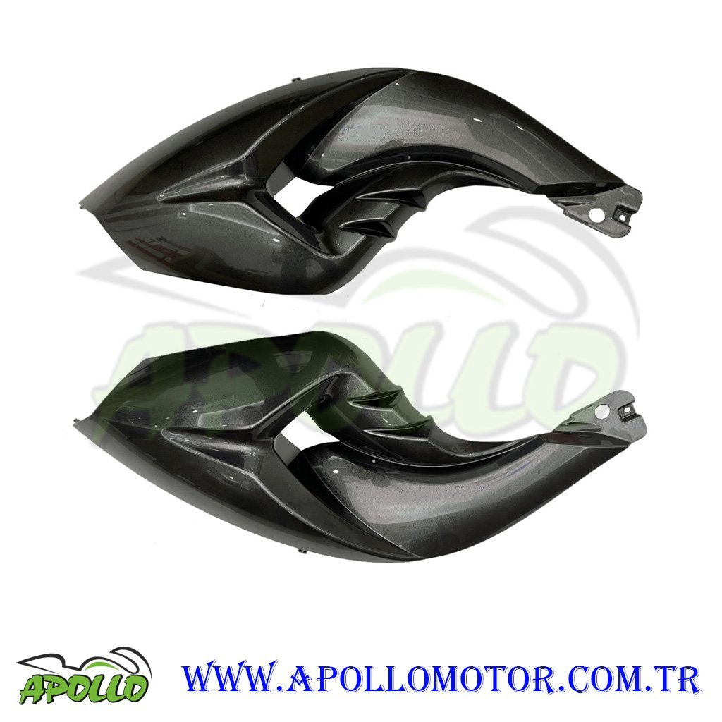 BENZIN DEPOSU SAG - SOL ALT PLASTİK KAPAK (GRI) MONDIAL DRİFT L 125