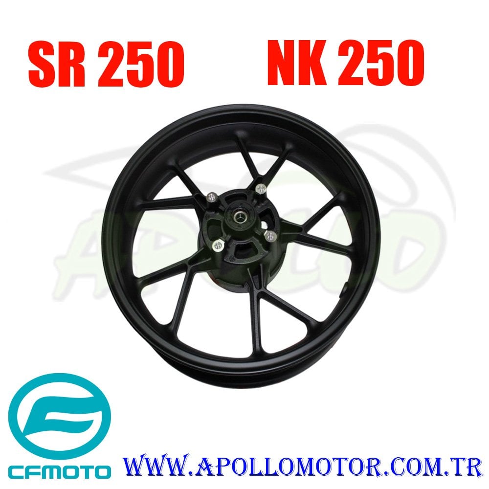 CF MOTO 250 NK / 250 SR ARKA JANT SİYAH