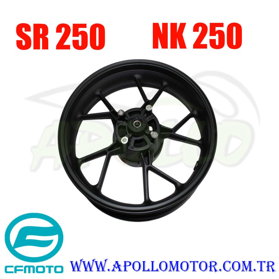 CF MOTO 250 NK / 250 SR ARKA JANT SİYAH