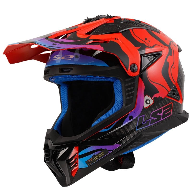 LS2 FAST 2 WASH KIRMIZI CROSS KASK