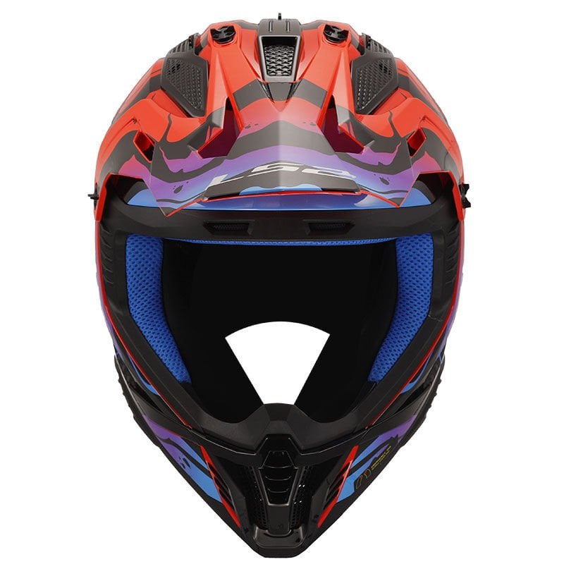 LS2 FAST 2 WASH KIRMIZI CROSS KASK