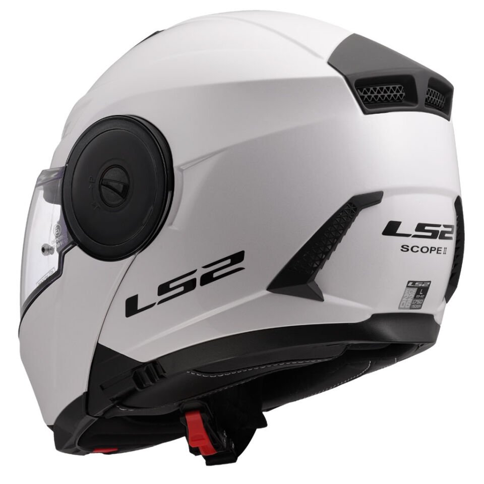 LS2 SCOPE BEYAZ ÇENE AÇILIR KASK