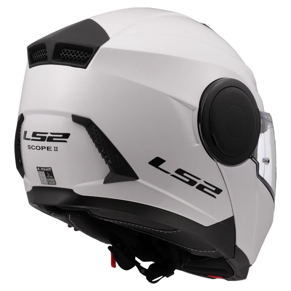 LS2 SCOPE BEYAZ ÇENE AÇILIR KASK