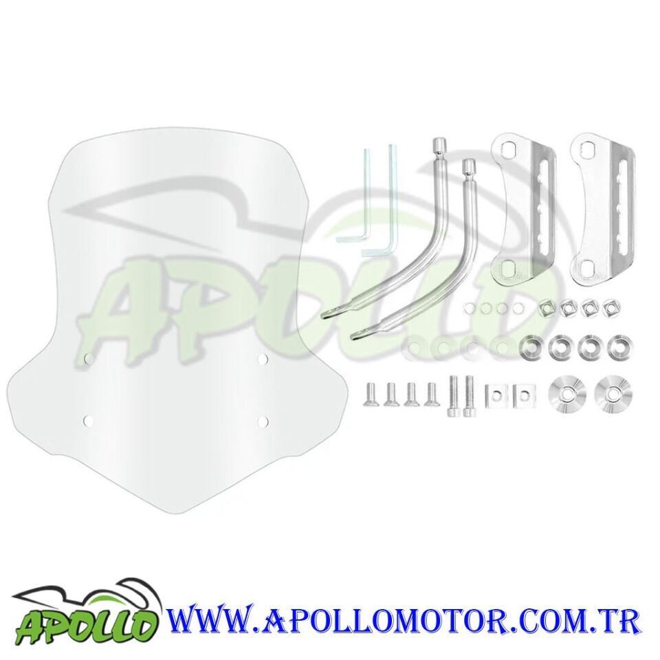 SİPERLİK CAMI 45 CM ŞEFFAF / FÜME HSB636