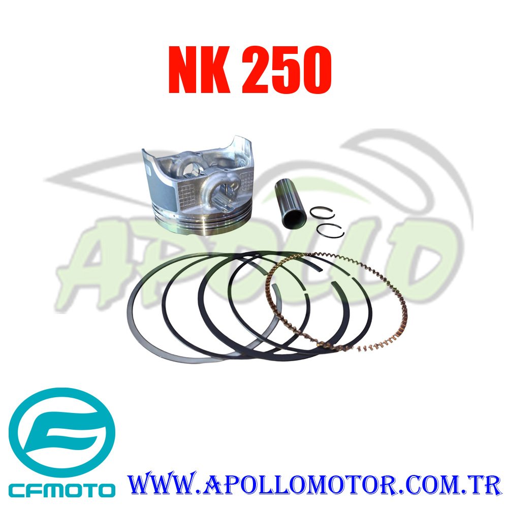 PISTON VE SEGMAN TAKIMI KOMPLE CF MOTO 250 NK ORJ.