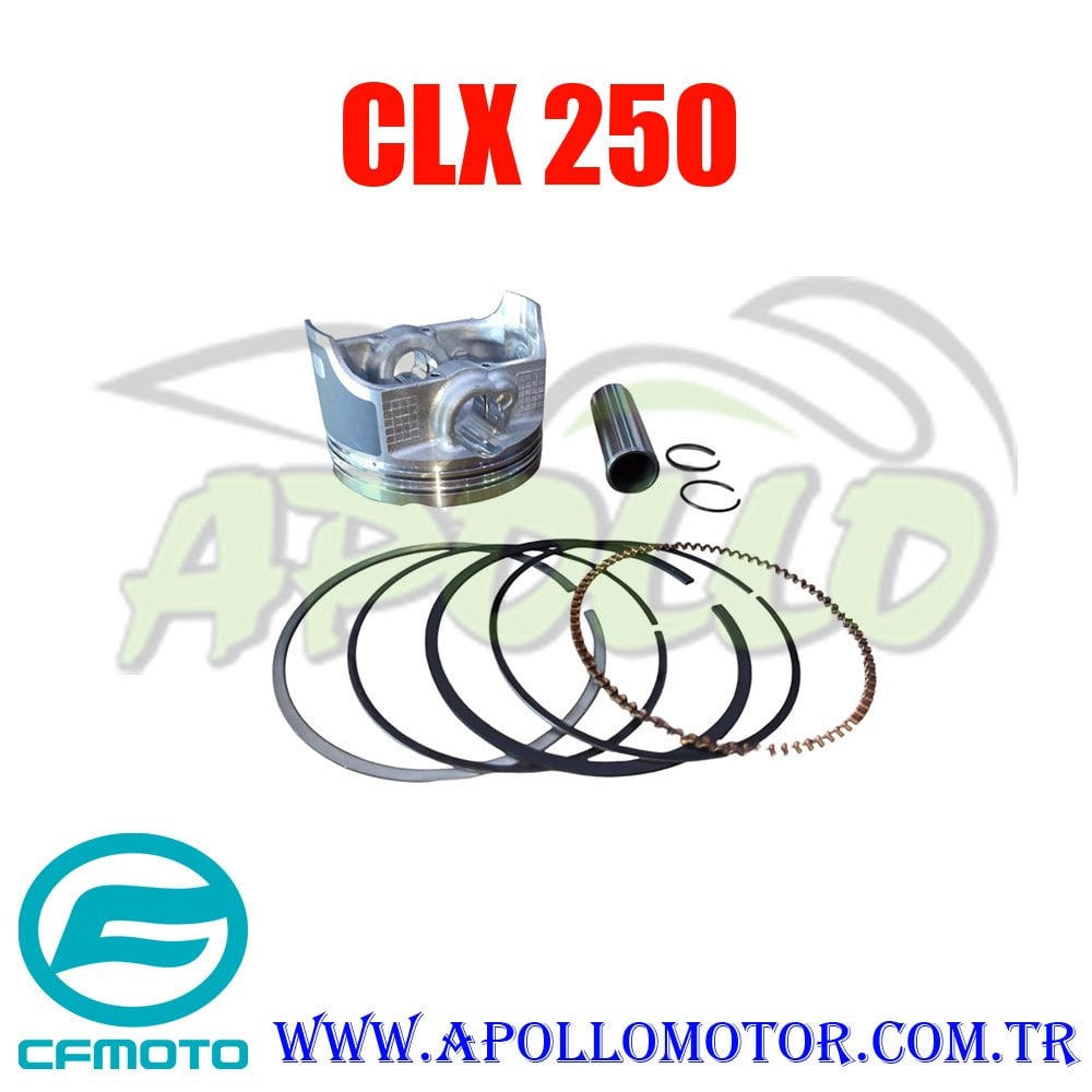 PISTON VE SEGMAN TAKIMI KOMPLE CF MOTO 250 CLX ORJ.