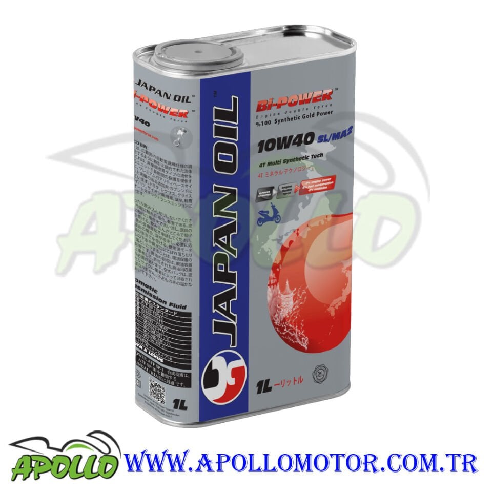 JAPAN OİL 10 W 40 4T YAĞ 1 LİTRE