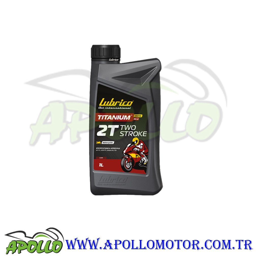 LUBRICO TITANIUM MOTO RC-2 2T YAĞ 1 LİTRE