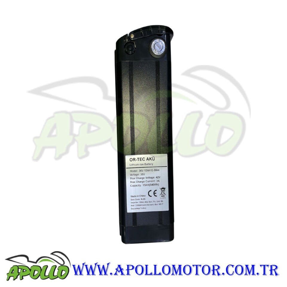 36 VOLT 15 AH LİTHİUM AKÜ ORTEC