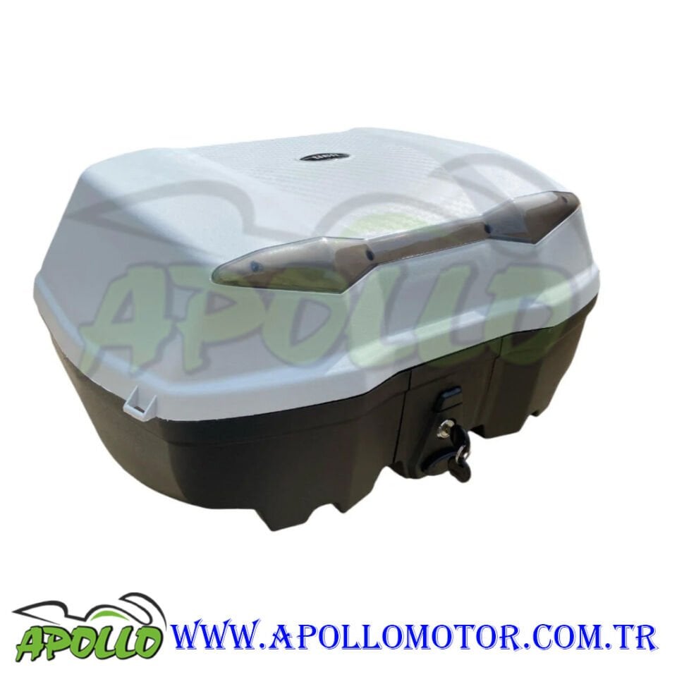 MOTOR ÇANTASI 52 LİTRE TİEN - SIRT DAYAMALI GRİ