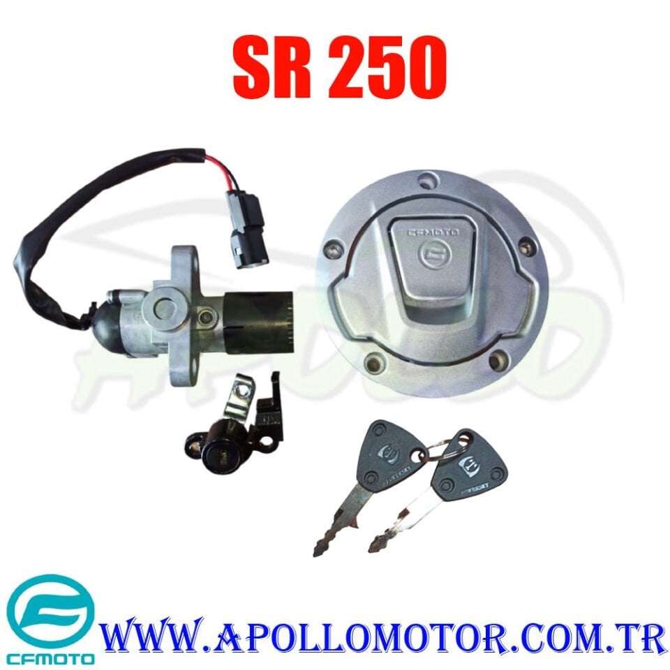 KONTAK KİLİT SETİ CF MOTO SR 250 E5 - OEM