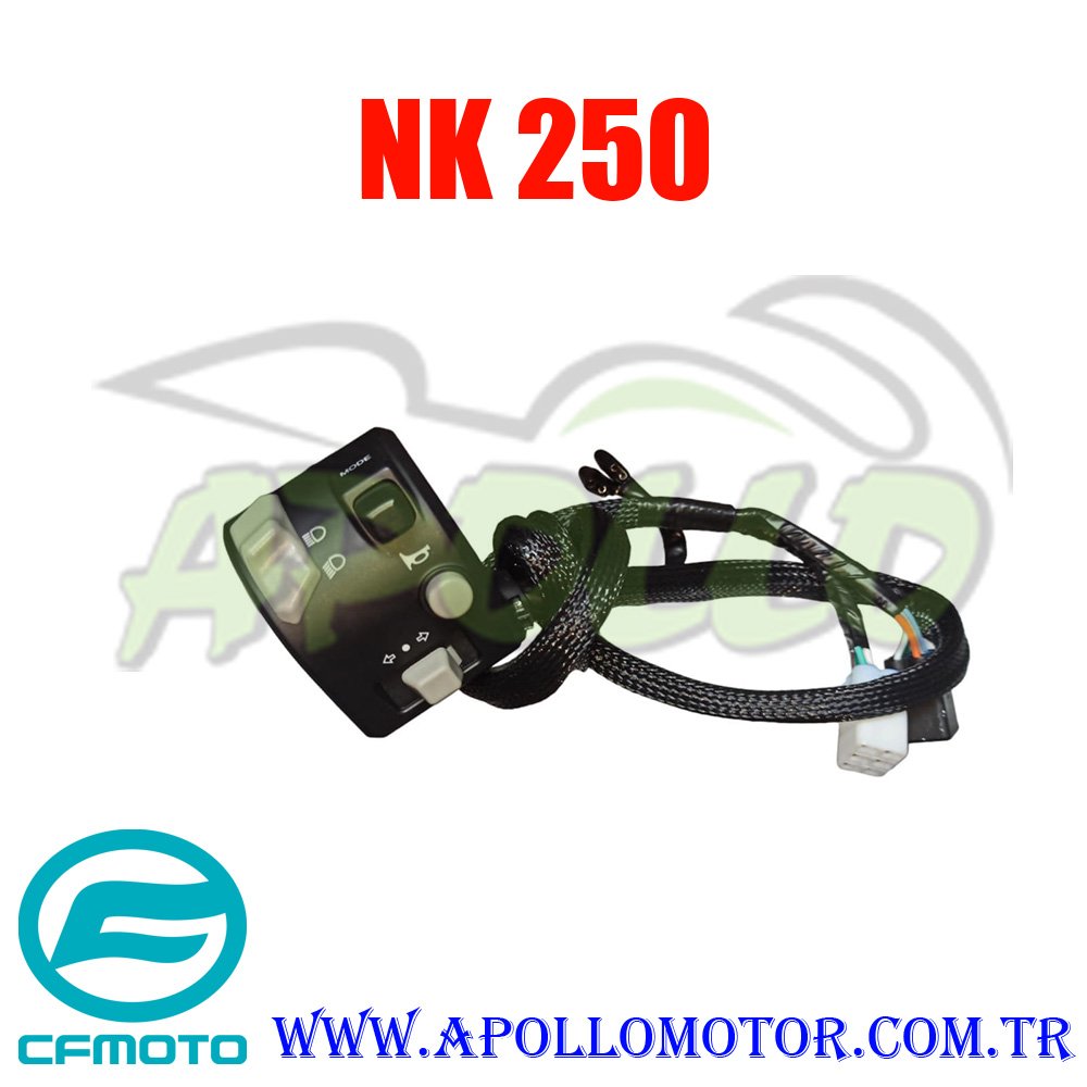 SOL KUMANDA DUGMELERI KOMPLE (2022) CF MOTO NK 650 MT 650 ORİJİNAL
