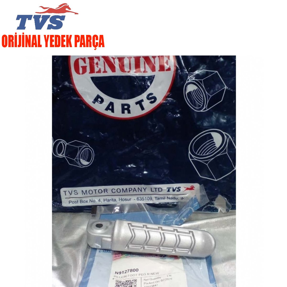 TVS APACHE RTR 200 ARKA BASAMAK SAĞ ORİJİNAL