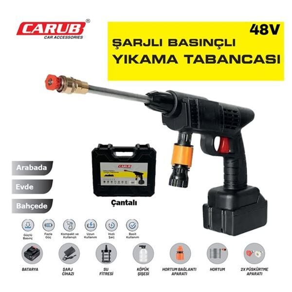 OTO YIKAMA TABANCASI - ŞARJLI BASINÇLI