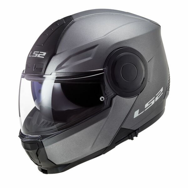 LS2 SCOPE MAT TITANIUM ÇENE AÇILIR KASK