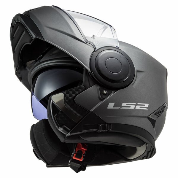LS2 SCOPE MAT TITANIUM ÇENE AÇILIR KASK