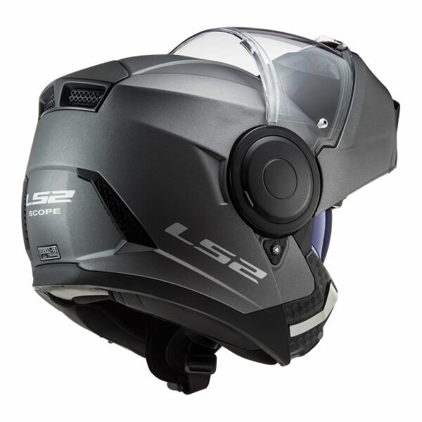 LS2 SCOPE MAT TITANIUM ÇENE AÇILIR KASK