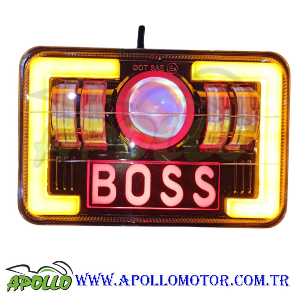 LED CG FAR ATOMU MERCEKLİ BOSS ALÜMİNYUM