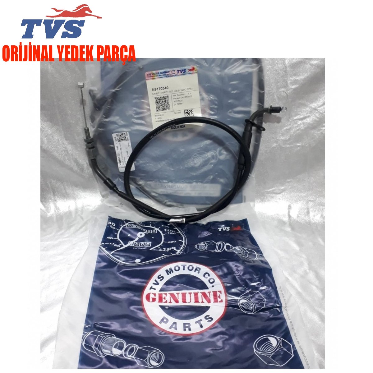 TVS APACHE RTR 200 GAZ TELİ ORİJİNAL