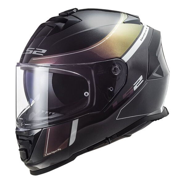 LS2 STORM 2 VELVET MAT SİYAH-GÖKKUŞAĞI KAPALI KASK