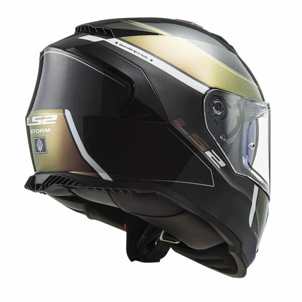 LS2 STORM 2 VELVET MAT SİYAH-GÖKKUŞAĞI KAPALI KASK