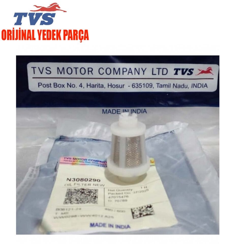 TVS RAIDER 125 YAĞ FİLTRESİ