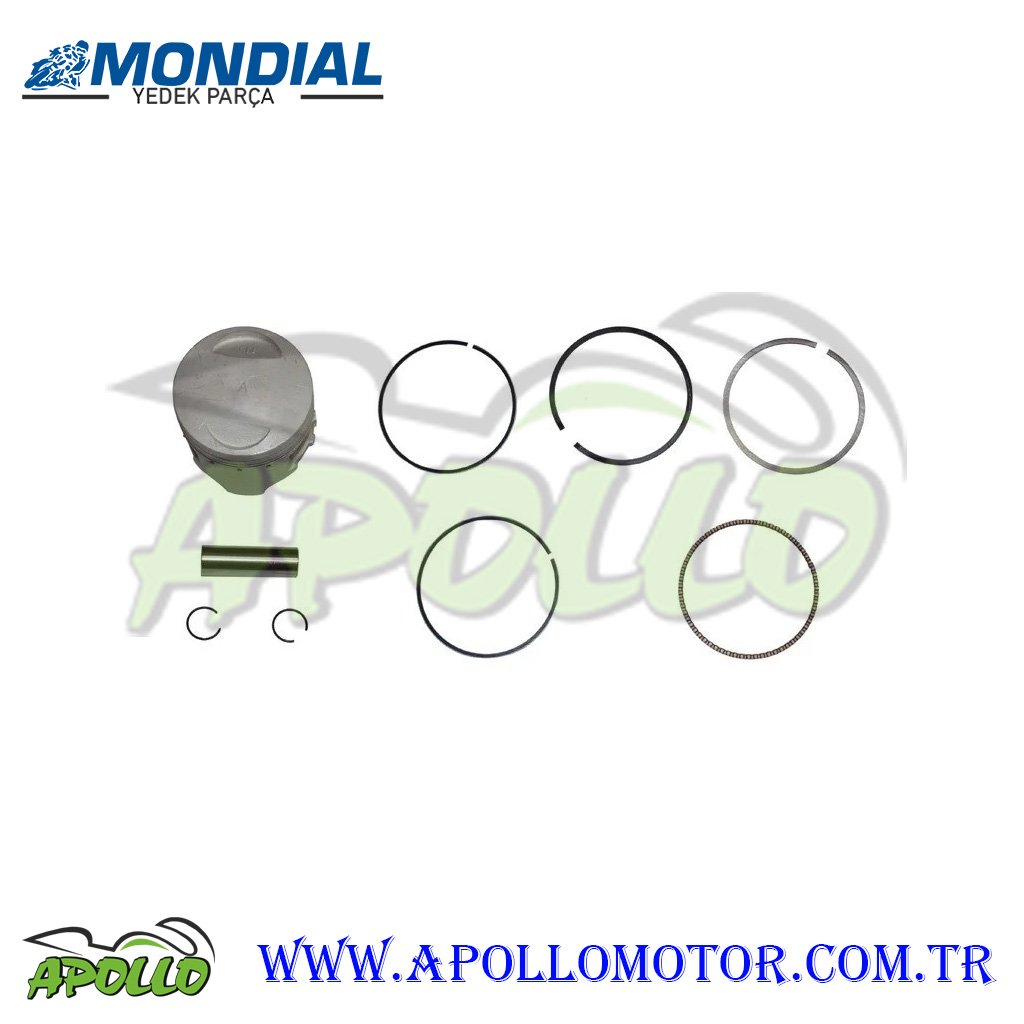 MONDİAL DRİFT L 125 PİSTON SEGMAN TAKIMI KOMPLE ORİJİNAL