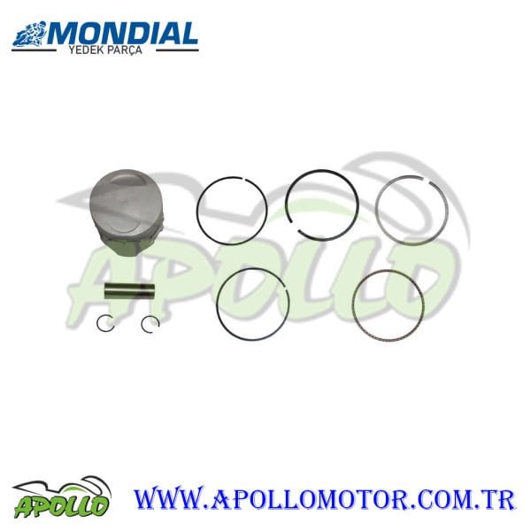 MONDİAL DRİFT L 125 PİSTON SEGMAN TAKIMI KOMPLE ORİJİNAL
