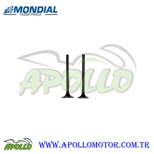 MONDİAL DRİFT L 125 EMME VE EGZOZ SUPABI TAKIM ORİJİNAL