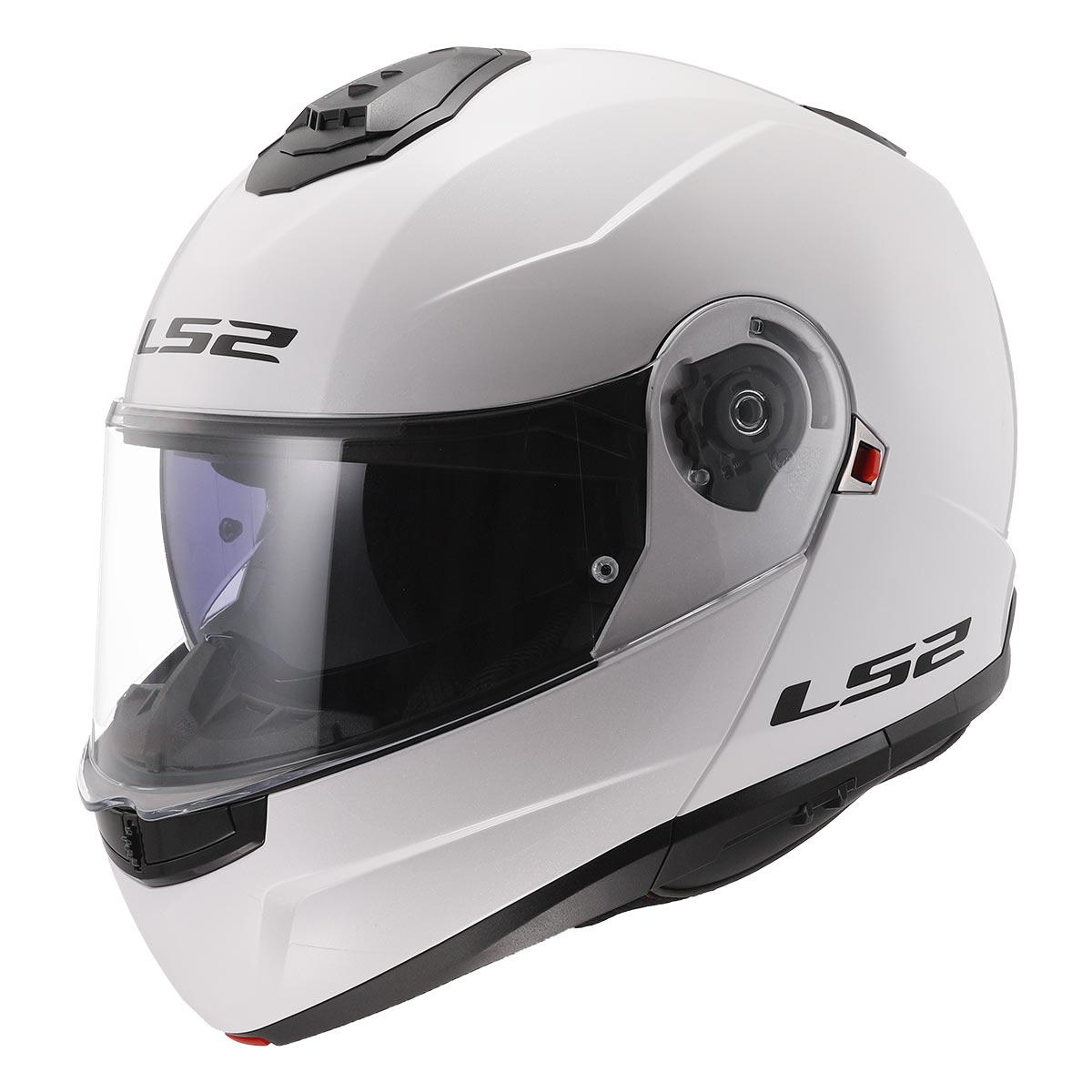 LS2 STROBE 2 BEYAZ ÇENE AÇILIR KASK