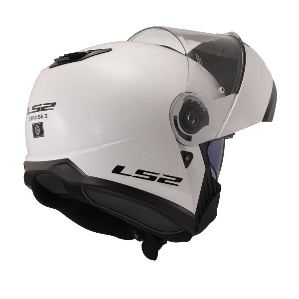 LS2 STROBE 2 BEYAZ ÇENE AÇILIR KASK