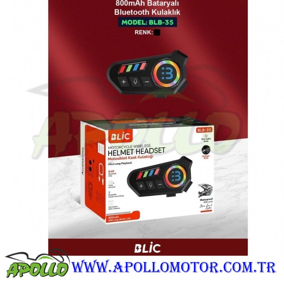 BLİC BLB-35 İNTERCOM Bluetooth