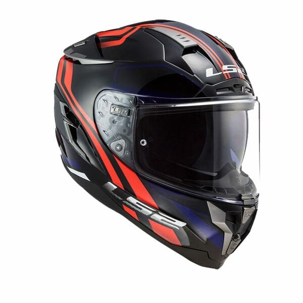 LS2 CHALLENGER PROPELLER KIRMIZI-MAVİ KAPALI KASK